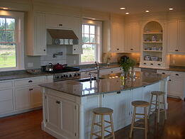 Traditional architecture new old home kitchen