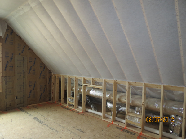 Attic insulation
