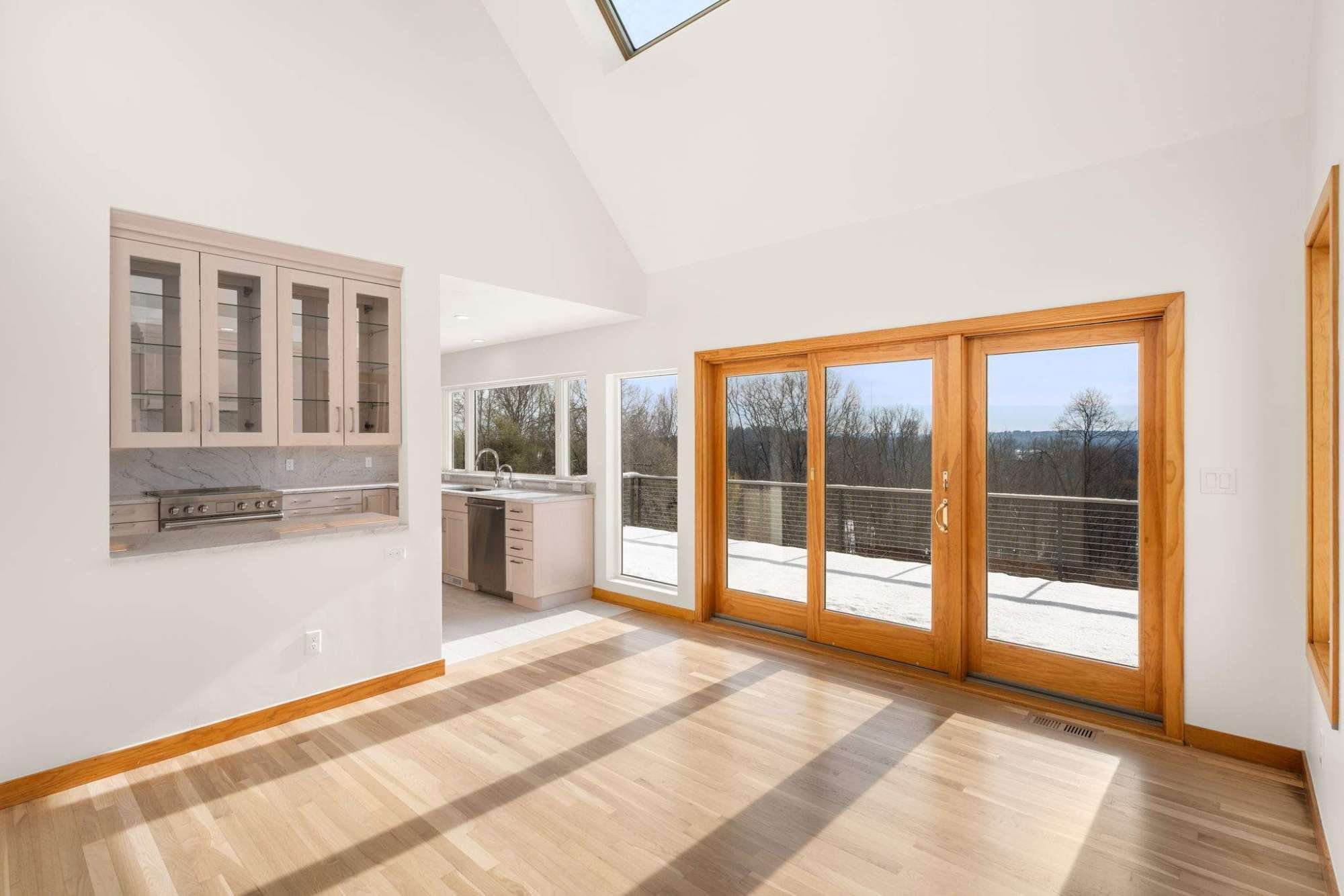 Image of an interior of a newly constructed home addition by Gilmore Building Co in Central MA Image of an interior of a newly constructed home addition by Gilmore Building Co in Central MA