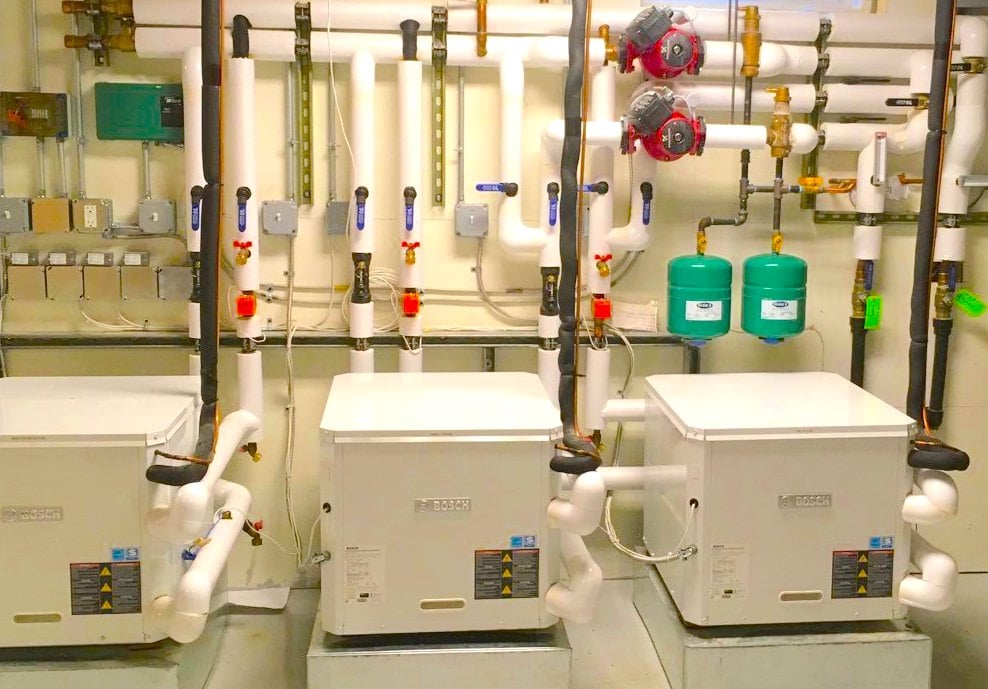 An energy system installed by Gilmore Building Co