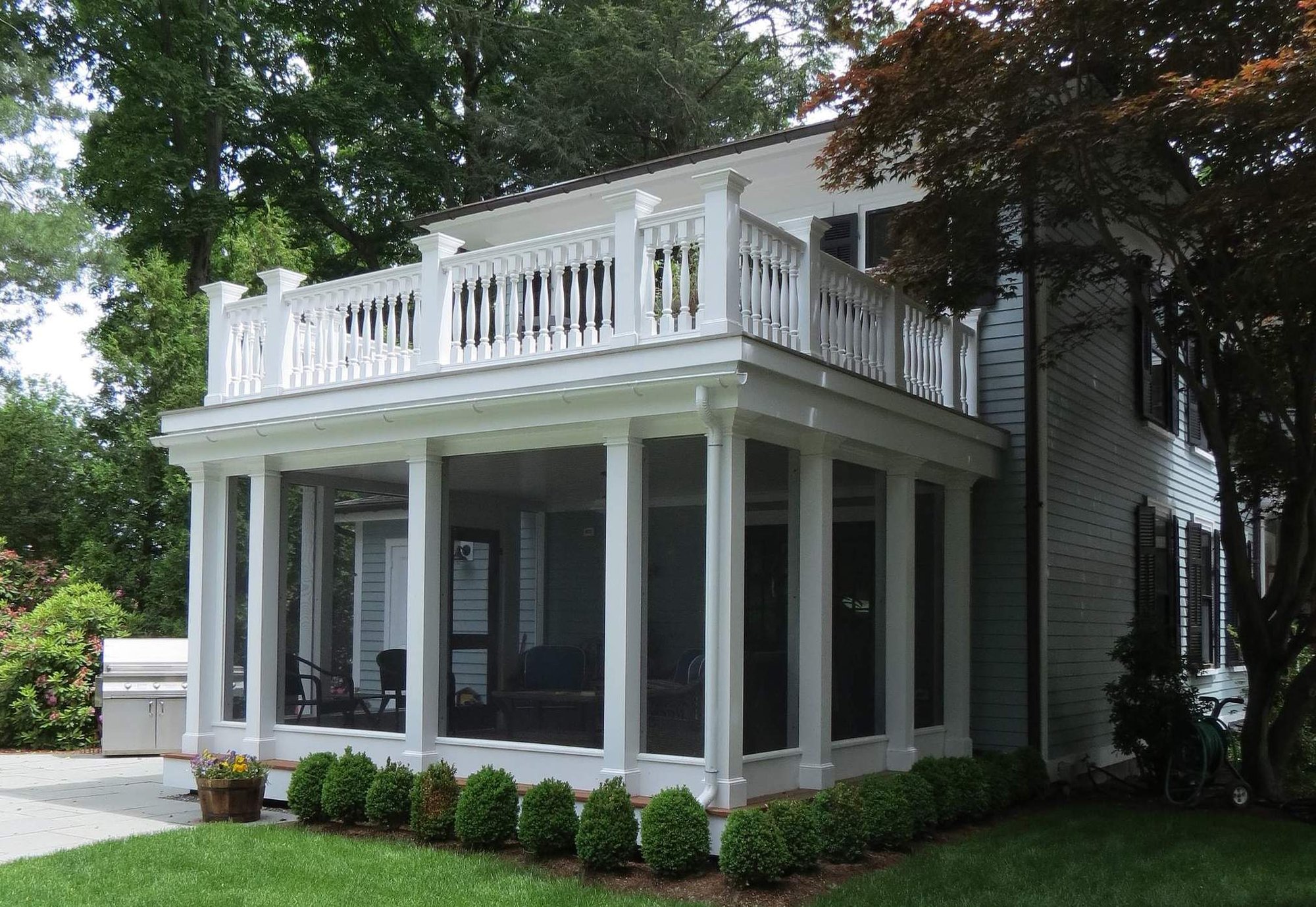 3-Season Porch added to Victorian Home
