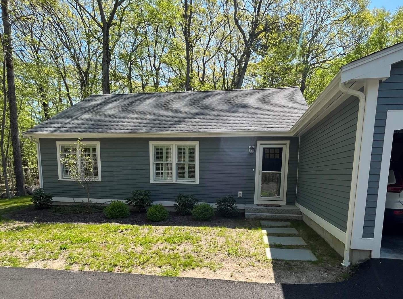 Attached Accessory Dwelling Unit links with home at the garage